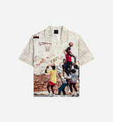 Air Jordan Camp Mens Short Sleeve Shirt - Sail