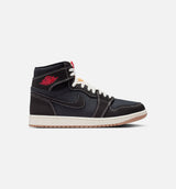 Air Jordan 1 Retro High OG Flight Club Mens Lifestyle Shoe - Black/University Red/Sail/Gum Medium Brown