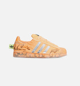 Hellstar Superstar II Mens Lifestyle Shoe - Hazy Orange/Silver Metallic/Core Black Limit One Per Customer