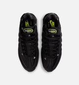 Air Max 95 Premium Neon Yellow and Black Mens Lifestyle Shoe - Neon Yellow/Black