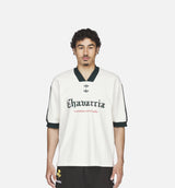 Chavarria Soccer Mens Short Sleeve Shirt - Off White