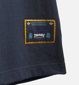 Thrasher X AFA Mens Short Sleeve Shirt - Navy/White