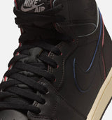 Air Jordan 1 Retro High OG Black and Muslin Mens Lifestyle Shoe - Black/Black/Muslin