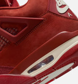 Nigel Sylvester x Air Jordan 4 Brick By Brick Mens Lifestyle Shoe - Firewood Orange/Sail/Cinnabar Limit One Per Customer