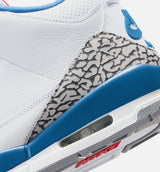 Air Jordan 3 Retro OG True Blue Mens Lifestyle Shoe - White/Varsity Red/True Blue/Cement Grey/Anthracite Free Shipping