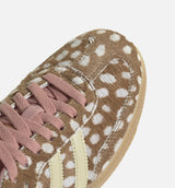 Samba OG Deer Print Womens Lifestyle Shoe - Brown Desert/Warm Vanilla/Wonder Mauve