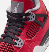 Air Jordan 4 Retro Toro Bravo Grade School Lifestyle Shoe - Fire Red/White/Black/Cement Grey Free Shipping