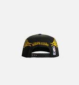 Golden State Warriors Flames 9Fifty Snapback Mens Hat - Black/Blue