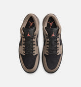 Air Jordan 1 Low SE Mens Lifestyle Shoe - Black/Olive Grey/Light Wild Mango
