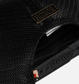Frequency Trucker Snapback Mens Hat - Black