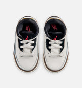 Air Jordan 3 Retro Sail and University Red Infant Toddler Lifestyle Shoe - Sail/Black/University Red/Pale Ivory Free Shipping