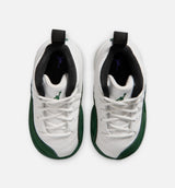 Air Jordan 12 Retro Idols Become Rivals Infant Toddler Lifestyle Shoe - Summit White/Gorge Green/Fierce Pruple Free Shipping