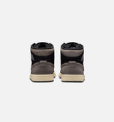 Air Jordan 1 Mid SE Mens Lifestyle Shoe - Black/Olive Grey/Light Wild Mango