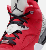 Son of Mars Low Mens Lifestyle Shoe - Fire Red/Black/Grey/Mist White