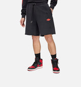Rare Air Fleece French Terry Mens Short - Black/Red