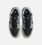 Air Jordan 1 Low SE Mens Lifestyle Shoe -  Light Smoke Grey/White/Off Noir