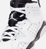 Air Jordan 6 Retro White & Black Preschool Lifestyle Shoe - White/Black
