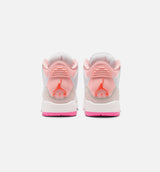 Air Jordan 3 Retro Spring Flowers Grade School Lifestyle Shoe - Pearl Pink/Pink Bloom/Pink Glow/Hyper Orange