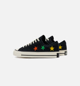 Star Player 76 OX Mens Lifestyle Shoe - Black/Green/Yellow