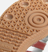 Samba LT Womens Lifestyle Shoe - Silver Metallic/Preloved Ruby/Gum