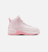 Air Jordan 12 Retro Pearl Pink Preschool Lifestyle Shoe - Pearl Pink/Medium Soft Pink
