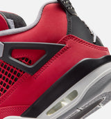 Air Jordan 4 Retro Toro Bravo Grade School Lifestyle Shoe - Fire Red/White/Black/Cement Grey Free Shipping