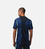 Brazil 2026 Match Away Aero Fit Soccer Authentic Mens Jersey - Old Royal/Black