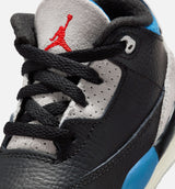 Air Jordan 3 Retro OG Rare Air Infant Toddler Lifestyle Shoe - Black/Chile Red/Neutral Grey