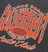 Honor Club Mens Short Sleeve Shirt - Grey/Orange