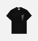 Forget Me Not Mens Short Sleeve Shirt - Black