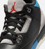 Air Jordan 3 Retro OG Rare Air Grade School Lifestyle Shoe - Black/Chile Red/Neutral Grey