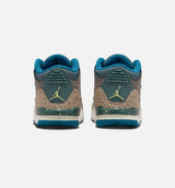 Air Jordan 3 Retro Olive Grey Infant Toddler Lifestlye Shoe - Olive Grey/Green Abyss/Khaki/Sea Glass