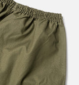 Mid Rise Oversized Woven Cargo Womens Pant - Medium Olive/Sail