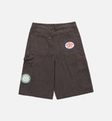 Twill Carpenter Mens Shorts - Black