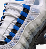 Air Max 95 Cool Grey and Blue Spark Mens Lifestyle Shoe - White/Blue Spark/Black/Neutral Grey/Medium Grey