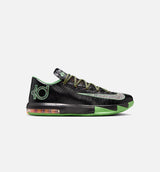 KD 6 Night Vision Mens Basketball Shoe - Black/Multi-Color/Light Lucid Green