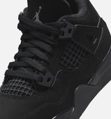 Air Jordan 4 Retro Black Cat Preschool Lifestyle Shoe - Black/Black/Light/Graphite