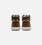Air Jordan 1 Retro High OG Love Letter Grade School Lifestyle Shoe - Shadow Brown/Team Red/Light British Tan
