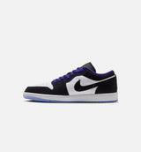 Air Jordan 1 Low Mens Lifestyle Shoe - White/Black/Dark Concord