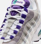 Air Max 95 Big Bubble Grape Womens Lifestyle Shoe - White/Emerald Green/Wolf Grey/Court Purple