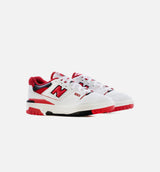 550 White Red Mens Lifestyle Shoe - White/Red