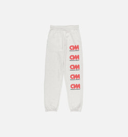 CHINATOWN MARKET CTMSP20-CNNSP-GRY
 Most Trusted Mens Sweatpant - Grey/Red Image 0