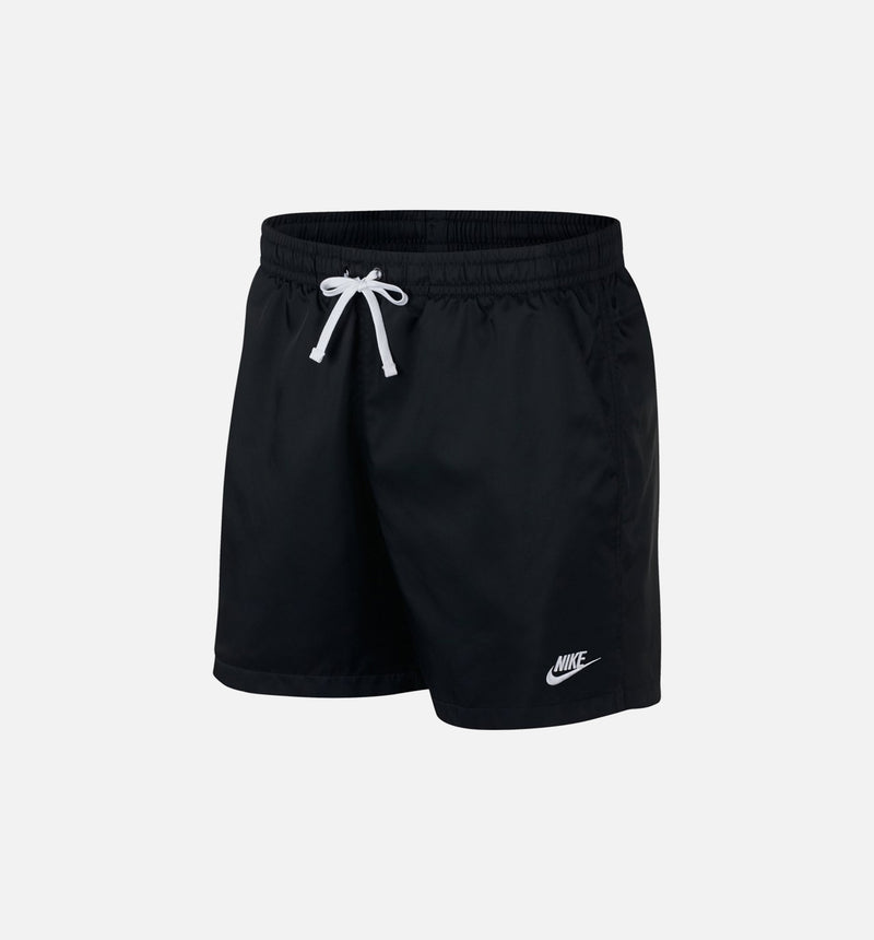 Sportswear Flow Woven Mens Shorts - Black/White