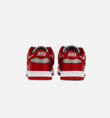 Dunk Low Satin Womens Lifestyle Shoe - Medium Grey/Varsity Red