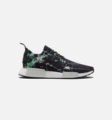 NMD R1 Primeknit Green Marble Mens Shoe - Black/White/Green