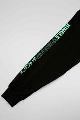 Voodoo Magic Long Sleeve Mens T-Shirt - Black/Black