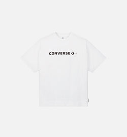 CONVERSE 10025970-A01
 FRGMT Mens Short Sleeve Shirt - White Image 0