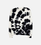 Nice Day Tie Dye Crewneck Mens Crew - Black/White
