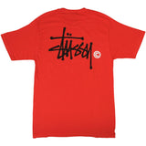 Stussy Basic Logo Tee - Red