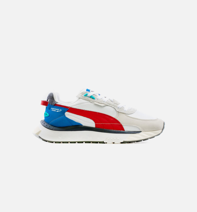 Wild Rider Layers Mens Lifestyle Shoe - White/Red/Blue